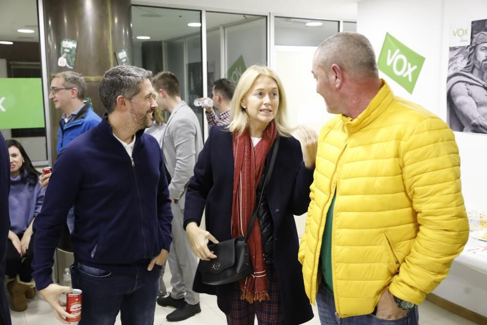 Noche electoral de Vox en Asturias