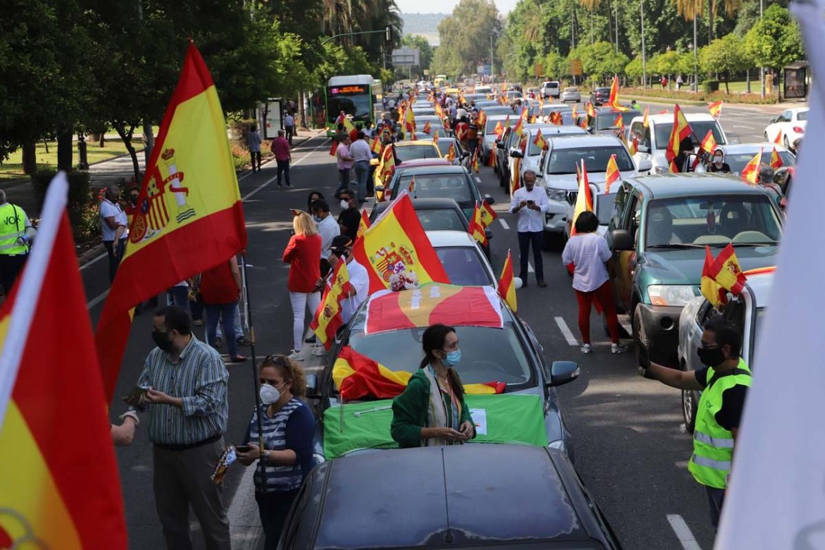 Manifestación de Vox en Córdoba contra la gestión del Gobierno