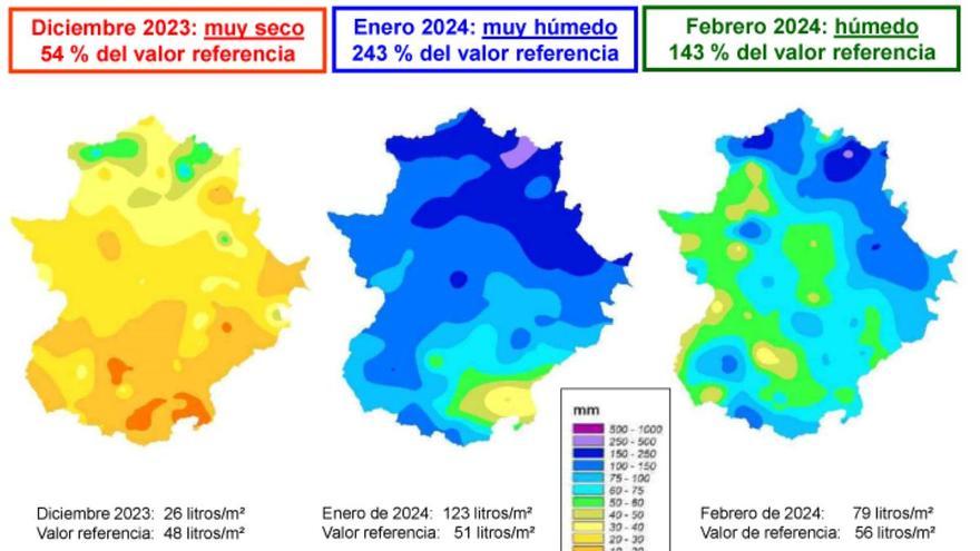 Así será la primavera en Extremadura: lluviosa y con temperaturas de récord