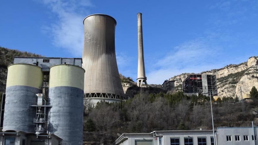 Les instal·lacions de la vella central tèrmica de Cercs