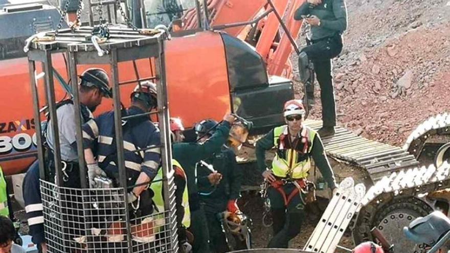 Hubo un gran dispositivo en Totalán (Málaga) para rescatar a Julen.