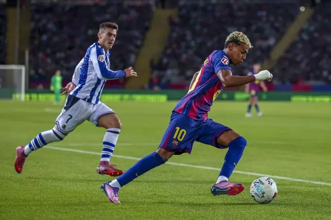 Real Sociedad - FC Barcelona: horario y dónde ver por TV el partido de la jornada 20 de LaLiga EA Sports
