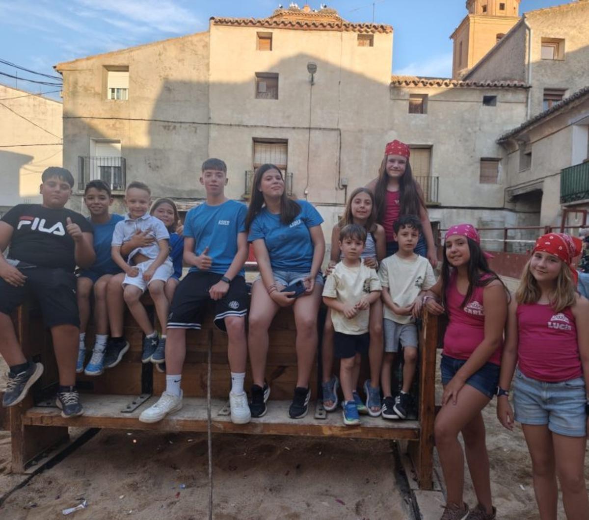 Los más jóvenes fueron parte indispensable de las fiestas.