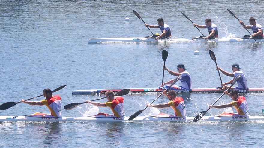 El K4 español, a semifinales como primeros y con nuevo récord olímpico