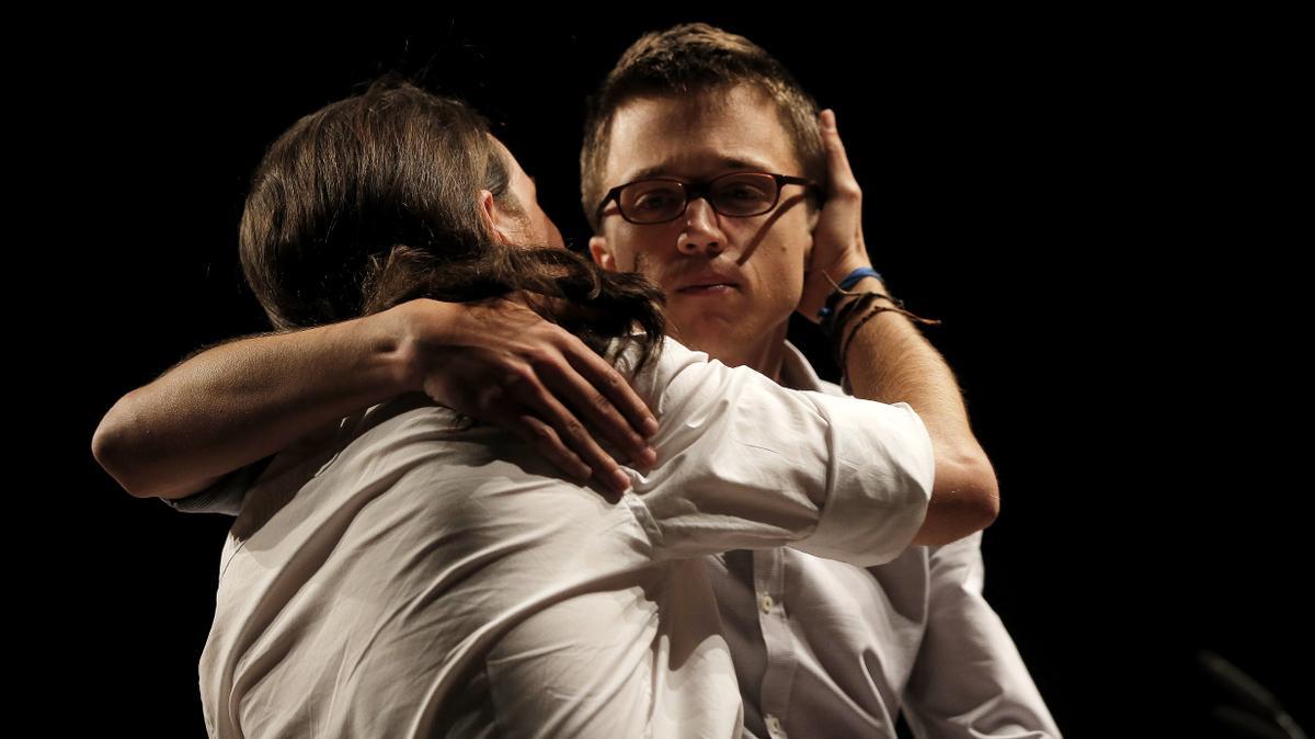 Pablo Iglesias e Iñigo Errejón en 2016.