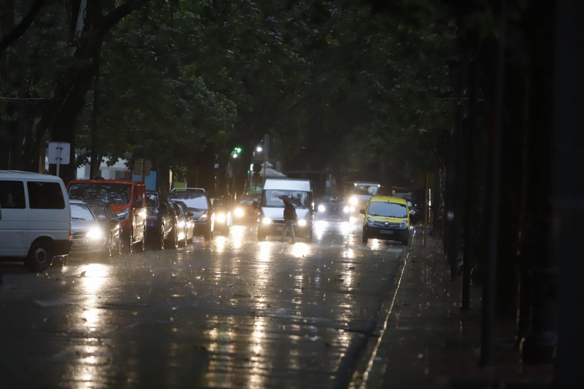 Las lluvias descargan en Xàtiva