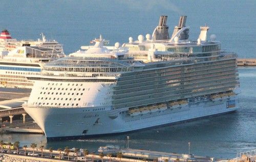 Allure of the Seas, en el puerto de Málaga