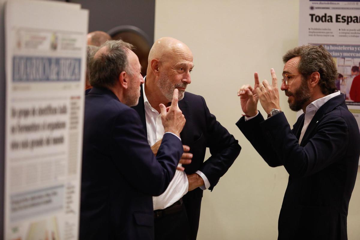 Joan Serra, Fèlix Noguera y Aitor Moll