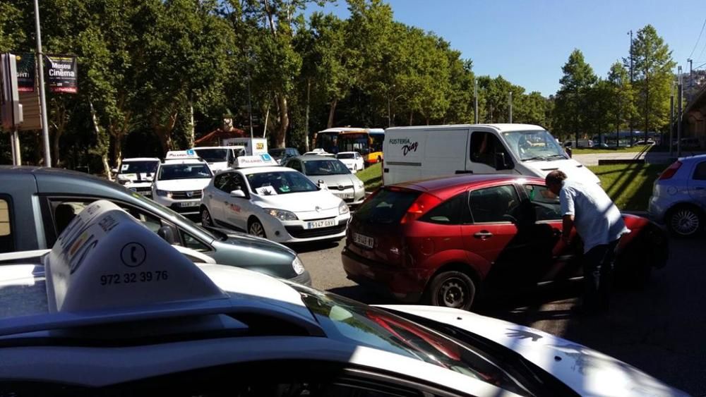 Mobilització a Girona de les autoescoles