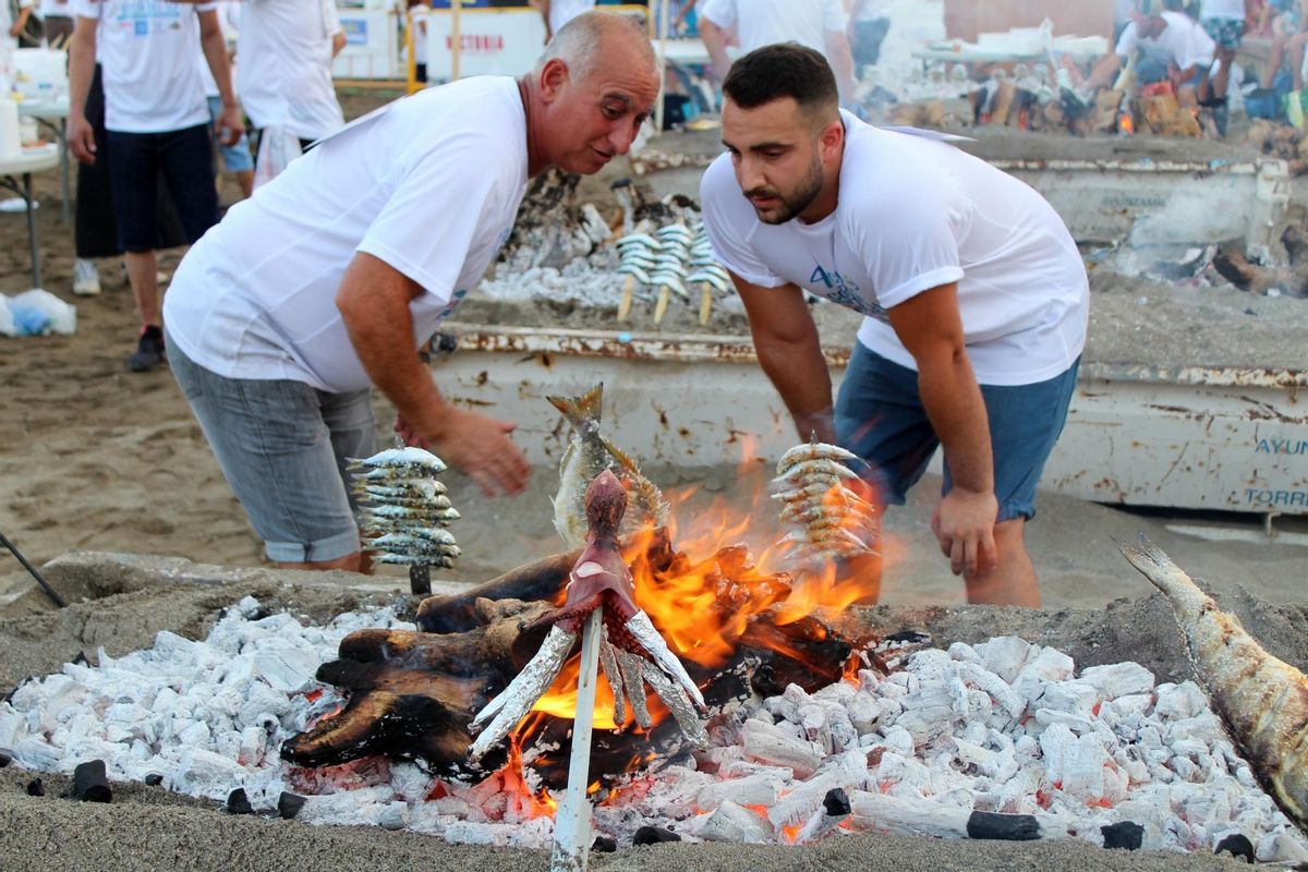 Una imagen del concurso de espeteros de la Costa del Sol.