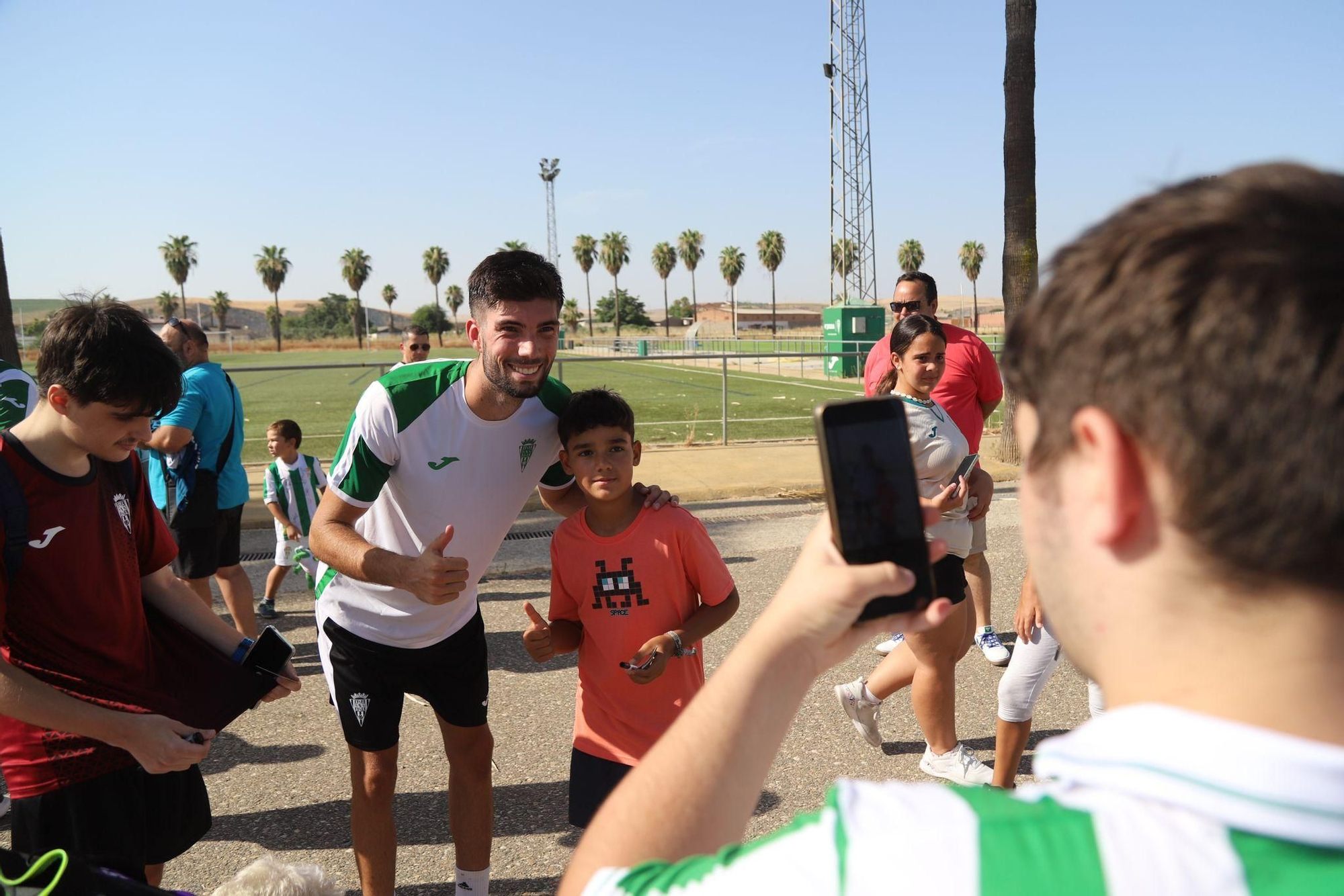 El primer entrenamiento de la pretemporada del Córdoba CF, en imágenes