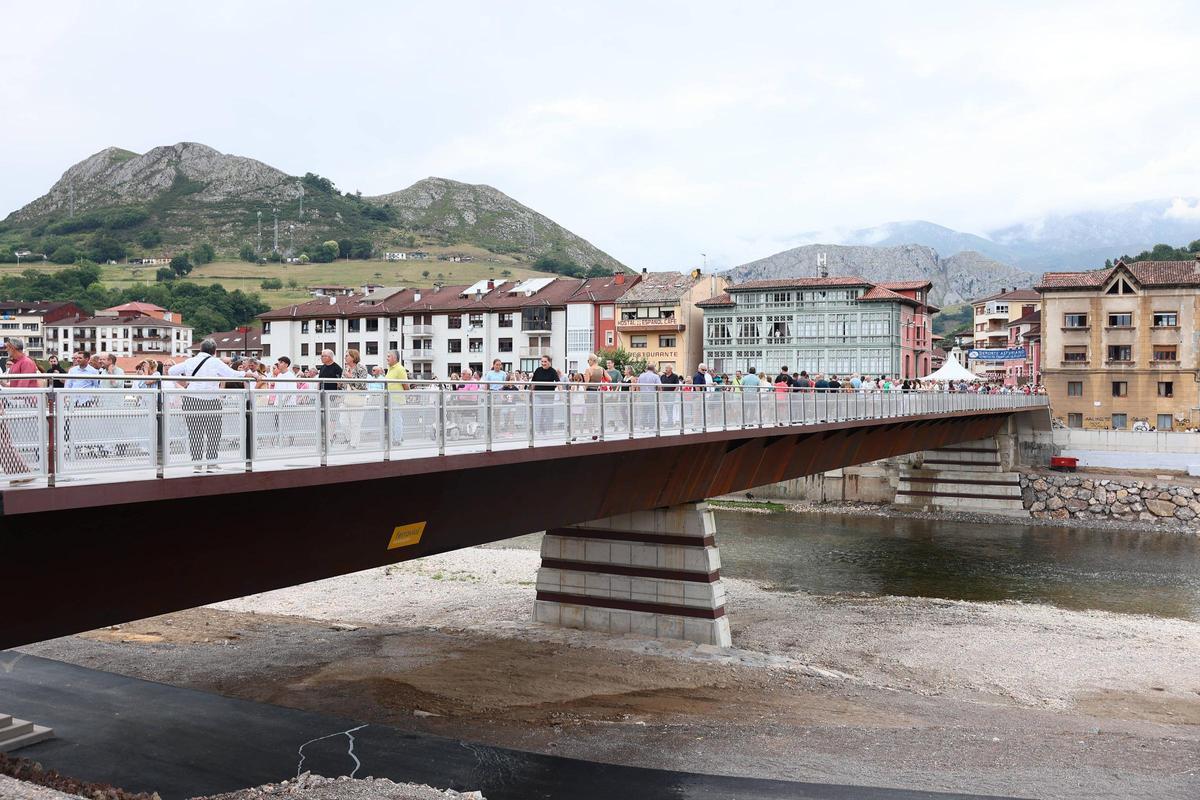 El nuevo puente Emilio Llamedo.