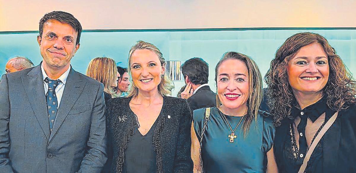 Jaume Morell, Catalina Cabrer, Inmaculada Iglesias y Trini Avils