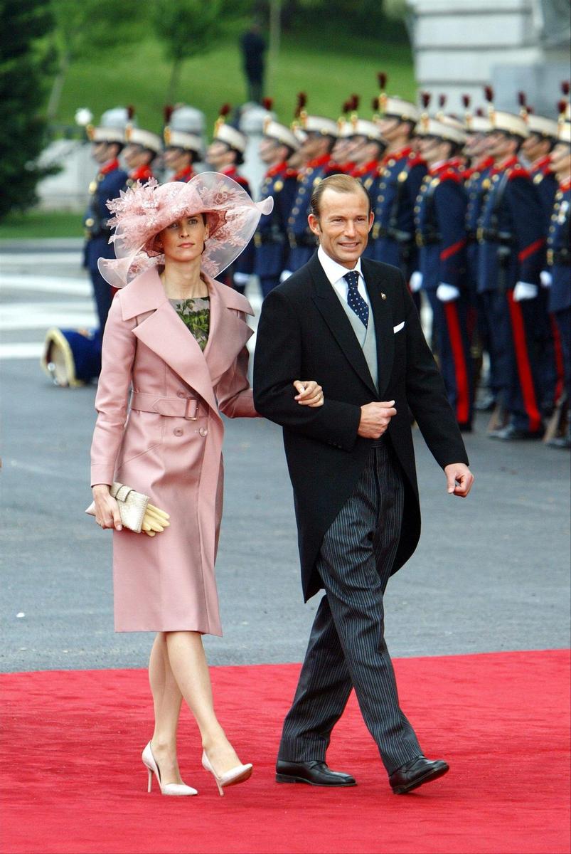 Kyril y Rosario Nadal, en la boda de Letizia y Felipe