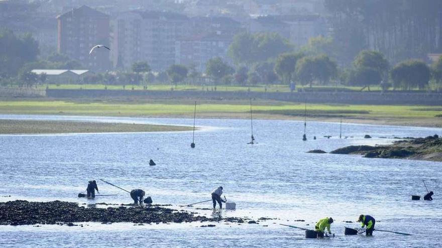 Concellos y mariscadores exigen agilizar el dragado de la ría tras la aprobación ambiental