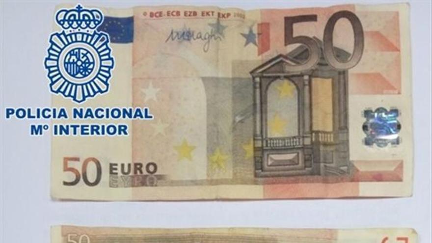 Detenido en Córdoba un individuo que trataba de poner en circulación billetes falsos de 50 euros