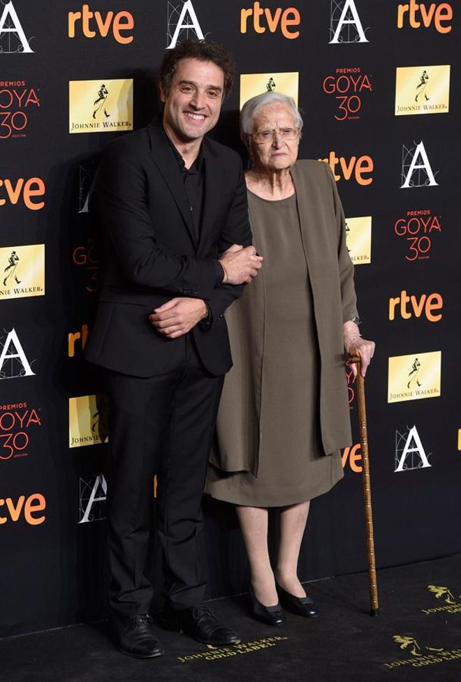 Cena de los nominados a los Goya 2016: Daniel y Antonia Guzmán