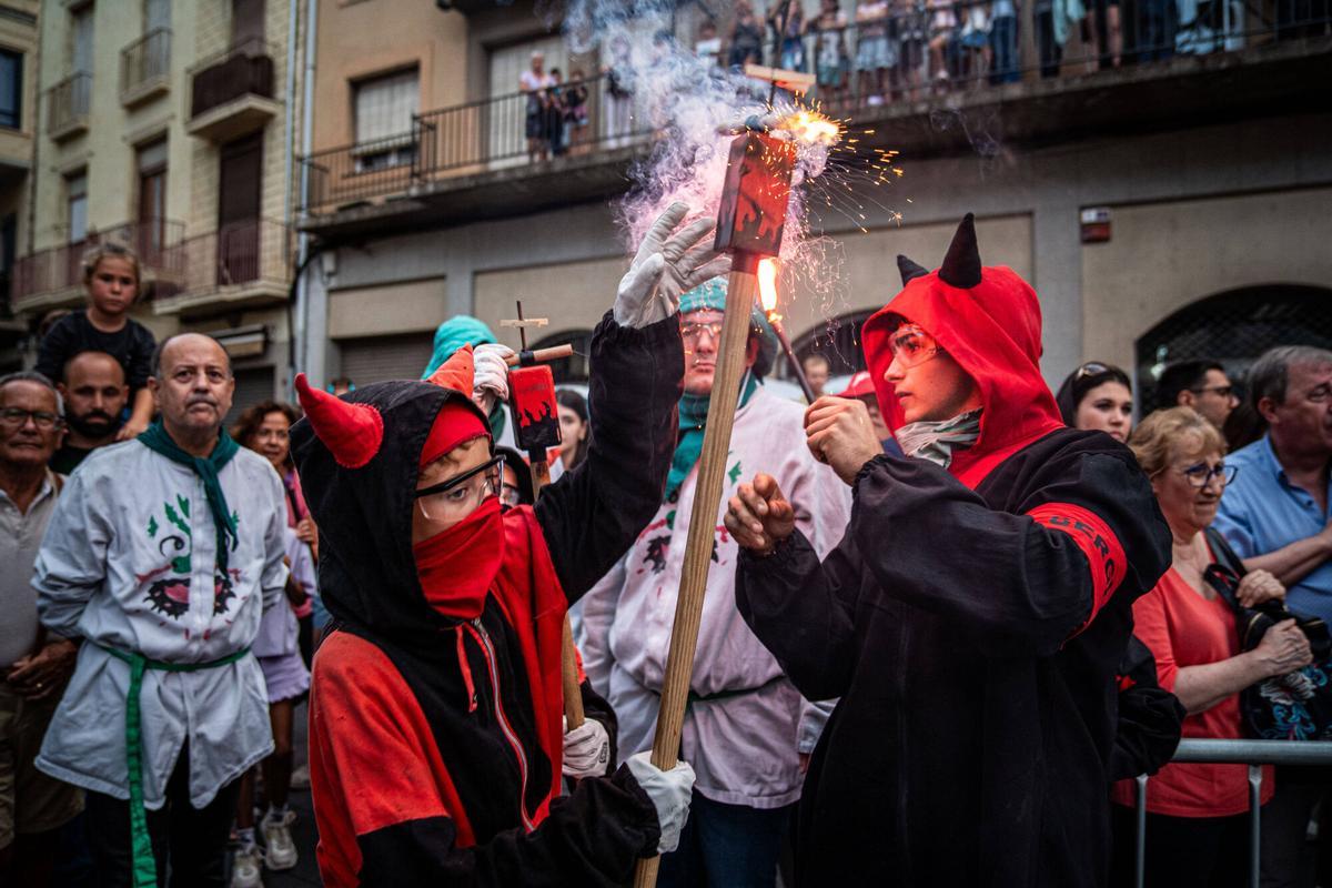 Imatges de la Moscada i el Correfoc infantil de la Festa Major de Manresa 2026 Imatges de la Moscada i el Correfoc infantil de la Festa Major de Manresa 2026