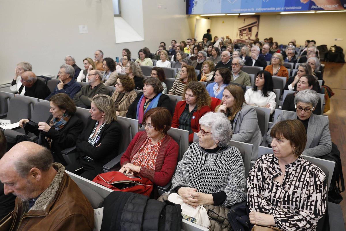 Les fotos de la presentació de la càtedra de Salut i Envelliment de la UdG