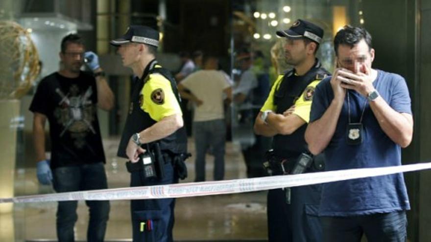 Dos heridos en un tiroteo en la Rambla de Barcelona