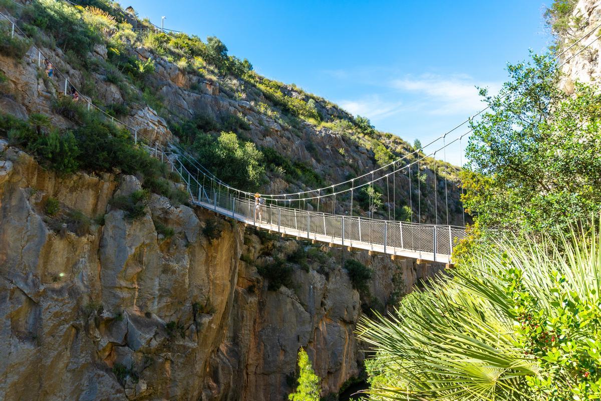 Ruta de los Puentes Colgantes de Chulilla, Valencia