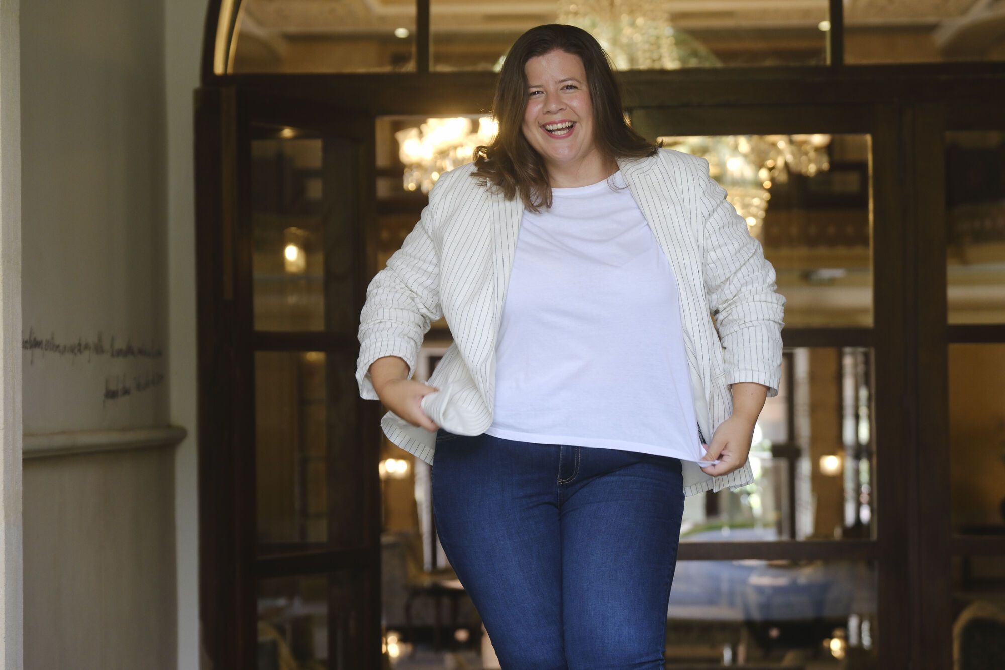 Delia Santana, cómica grancanaria