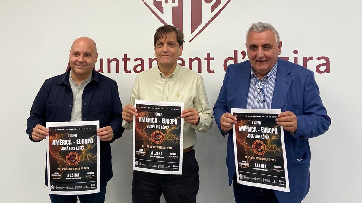 Presentació del torneig internacional de pilota.