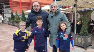 La afición del Deportivo toma Oviedo: "Así da gusto venir a los desplazamientos"