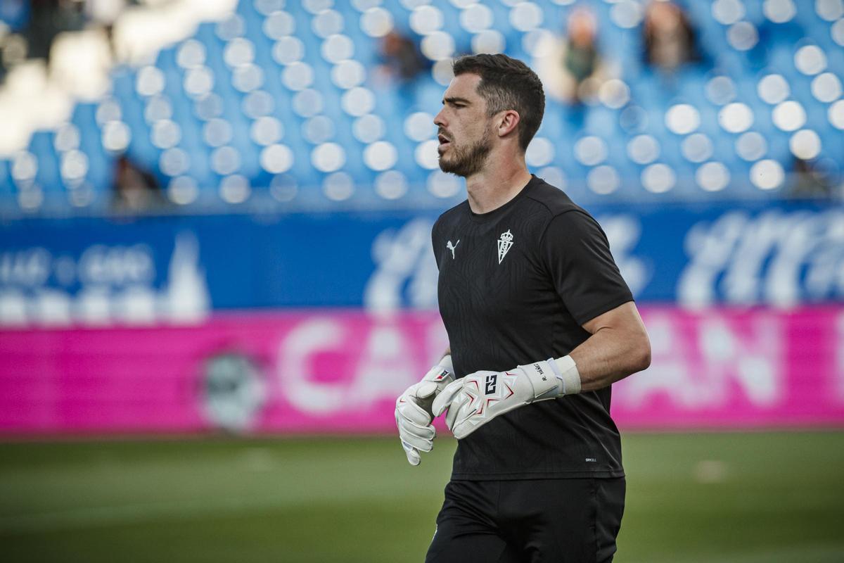 Así fue el partido entre el Sporting y el Zaragoza