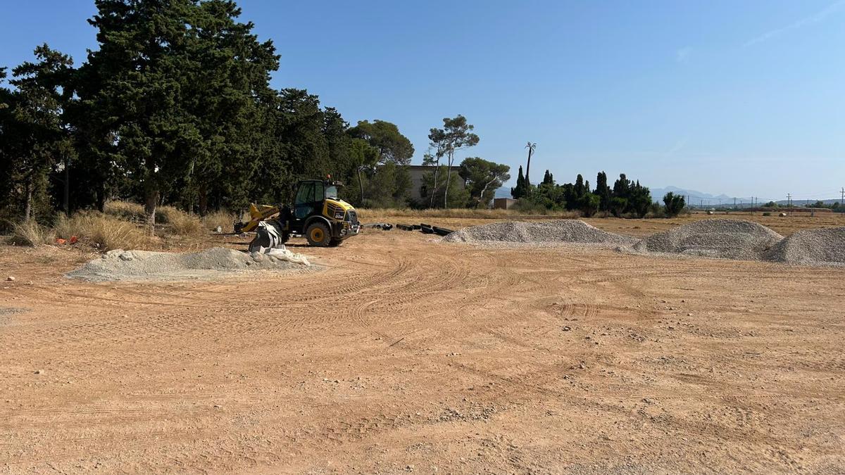 El terreno en el que se construirá el futuro IES Son Ferriol.