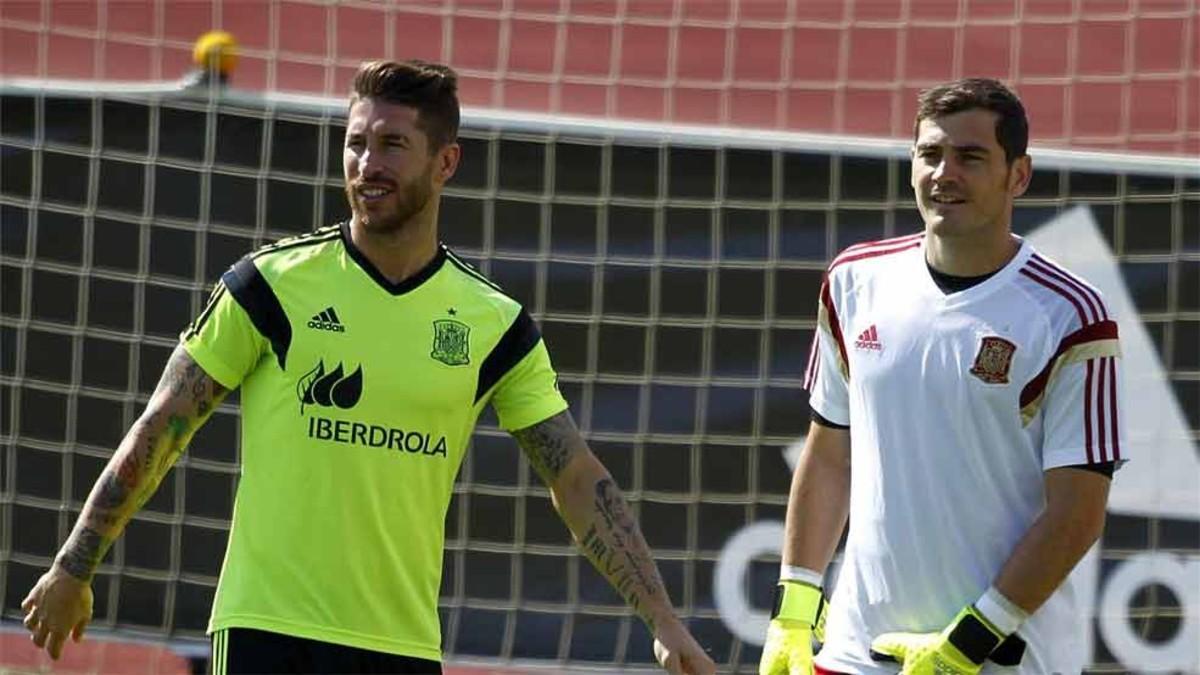 Casillas y Sergio Ramos mantienen una buena relación