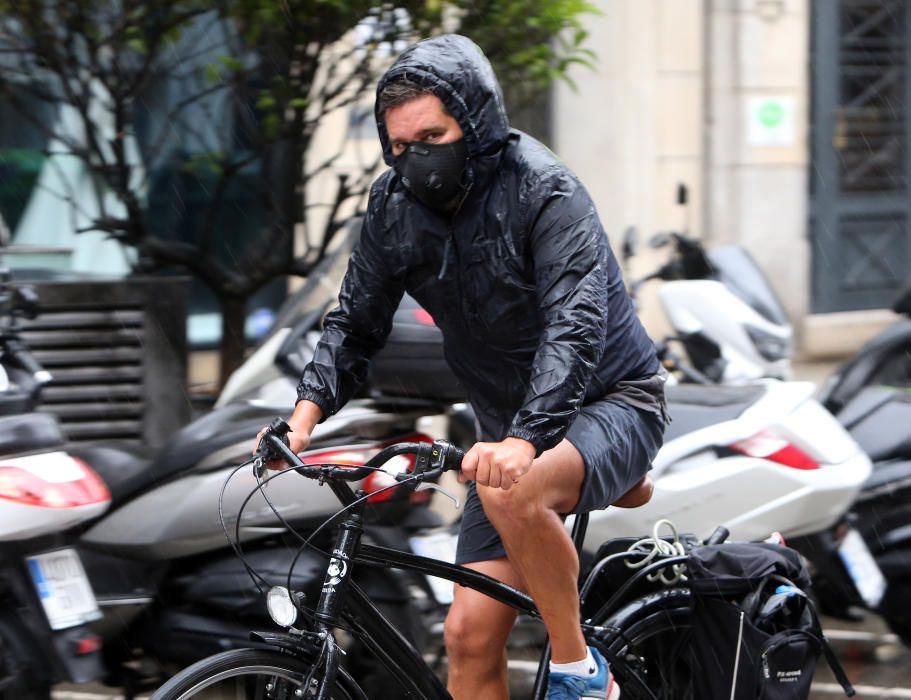 La lluvia volvió a toda Galicia después de un mes sin precipitacione