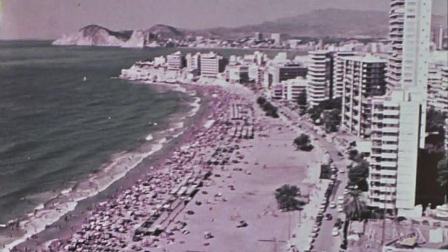 Benidorm en blanco y negro