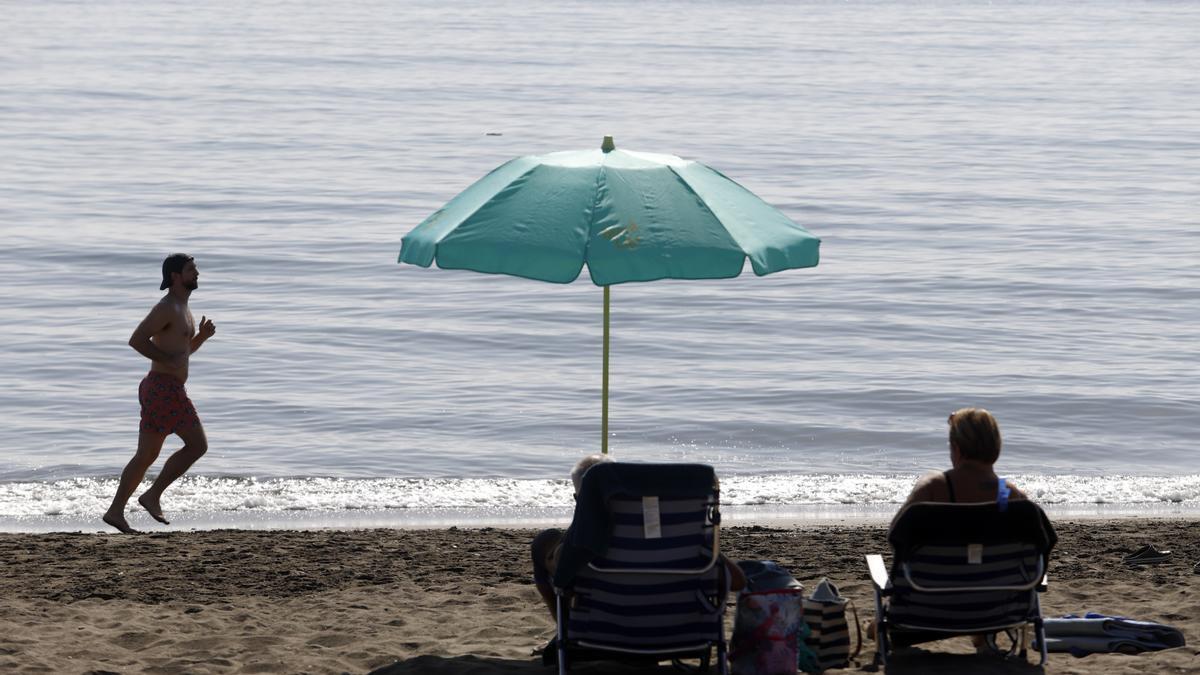 Buen tiempo y temperatura de verano en Málaga a comienzos de noviembre.