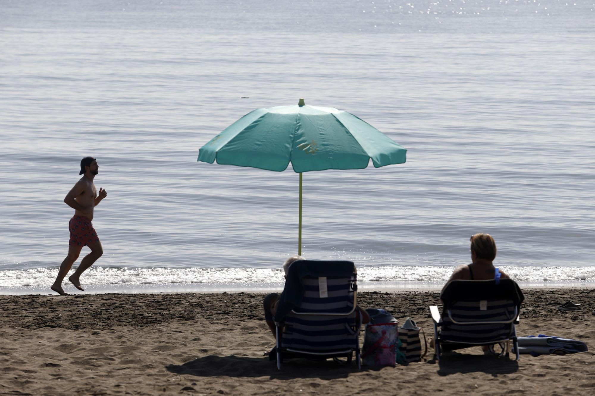 Buen tiempo y temperatura de verano en Málaga a comienzos de noviembre.