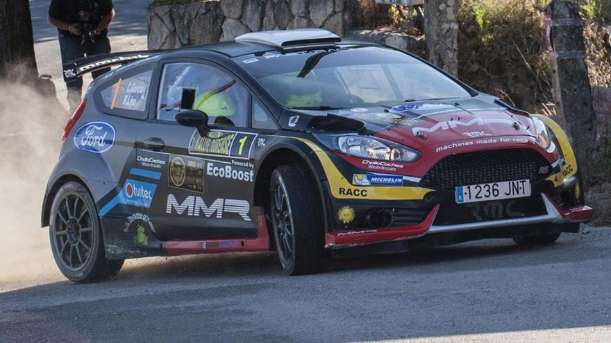 El Ford Fiesta R5 de García. // Brais Lorenzo