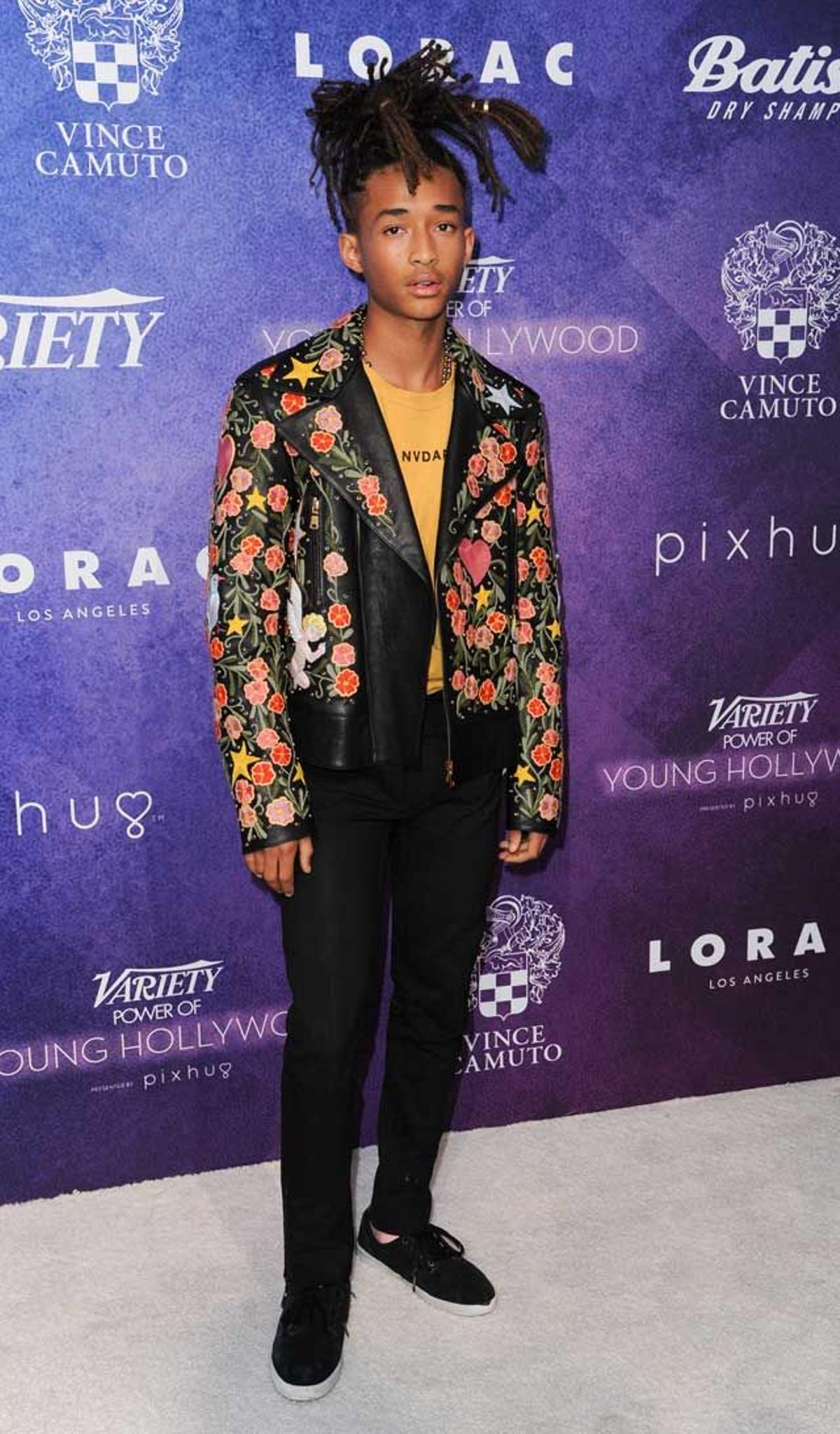 Jaden Smith en la fiesta de los jóvenes de Hollywood.