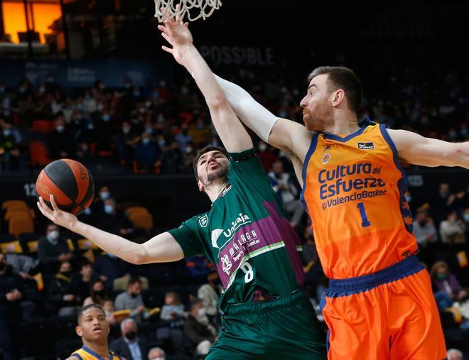 Las imágenes del Valencia Basket - Unicaja de la Liga Endesa