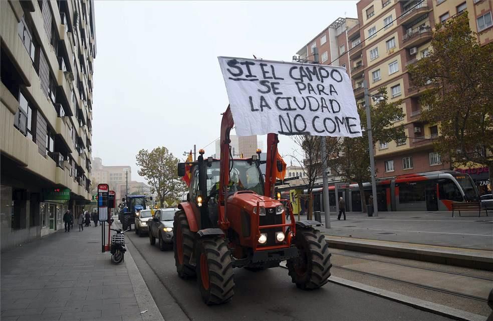 La Tractorada toma Zaragoza