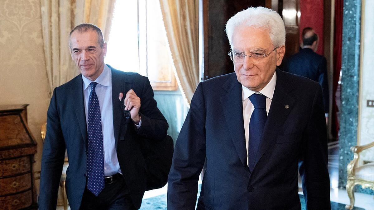 mattarella y cottarelli gobierno italiano