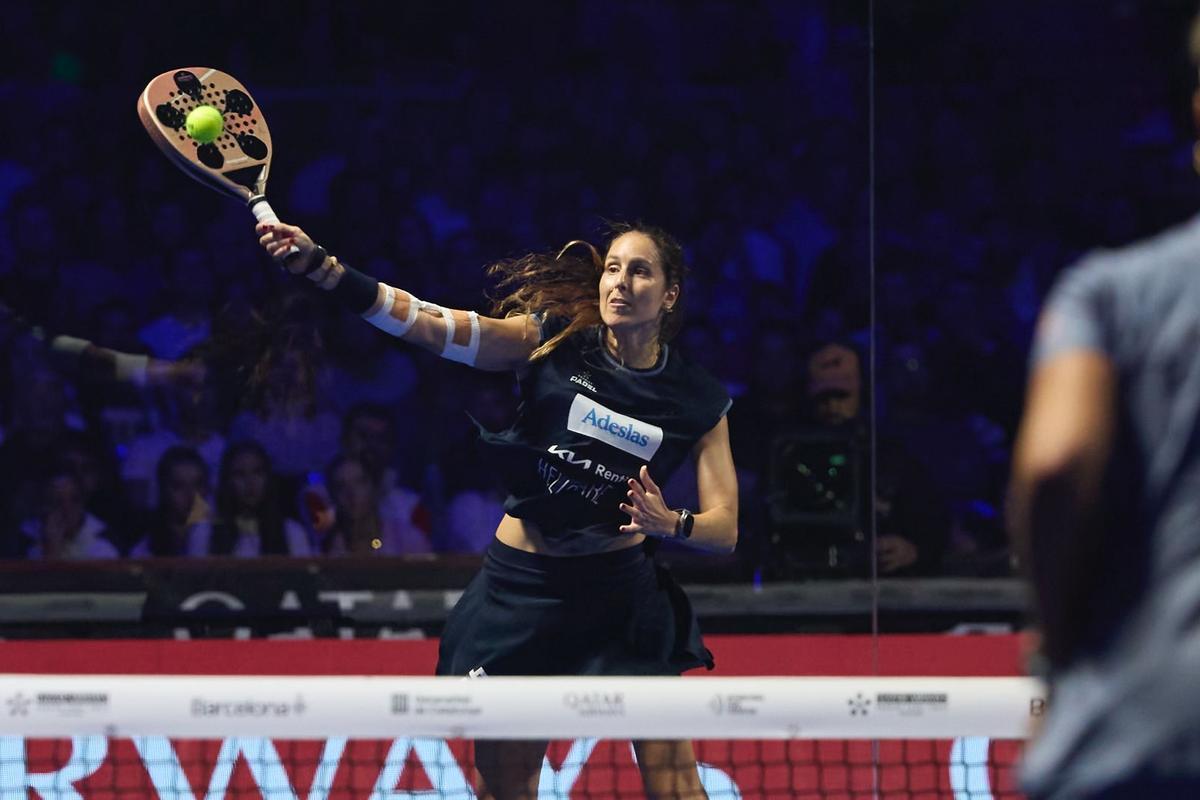 Gemma Triay durante la final del palau Sant Jordi