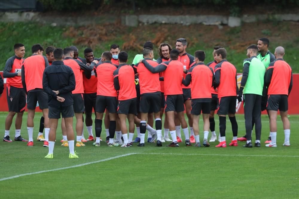 Entrenamiento del Sporting