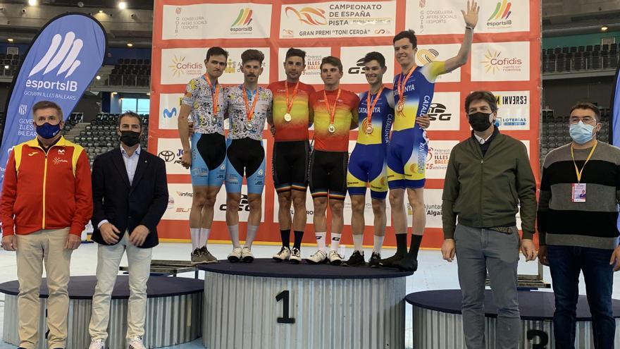 Xavi Cañellas y Pau Llaneras se hacen con la plata en el Nacional de Madison