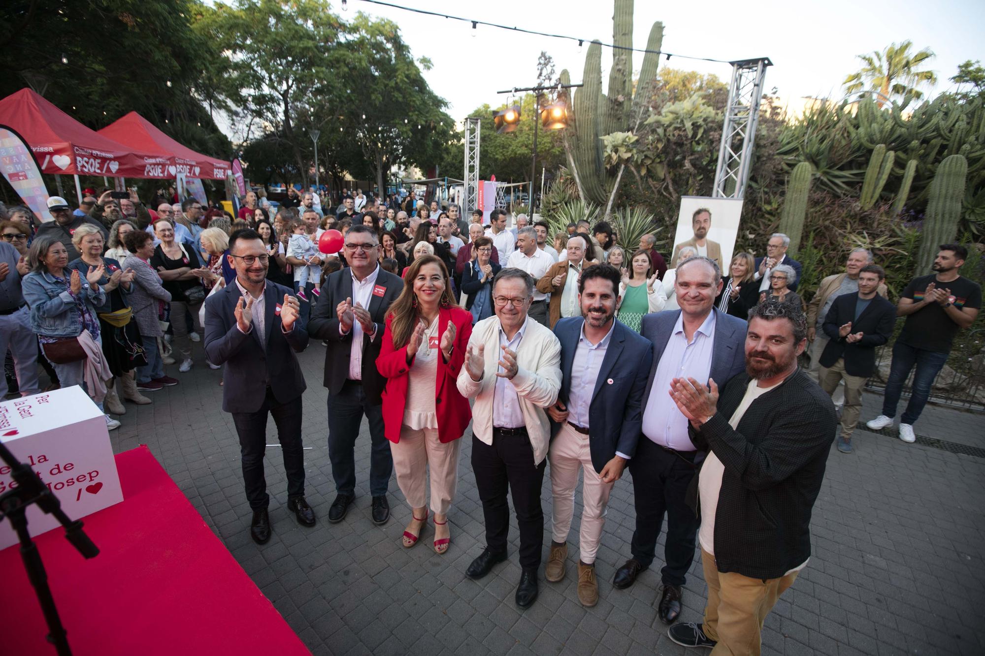 Mira aquí todas las fotos del acto de cierre de campaña del PSOE de Ibiza