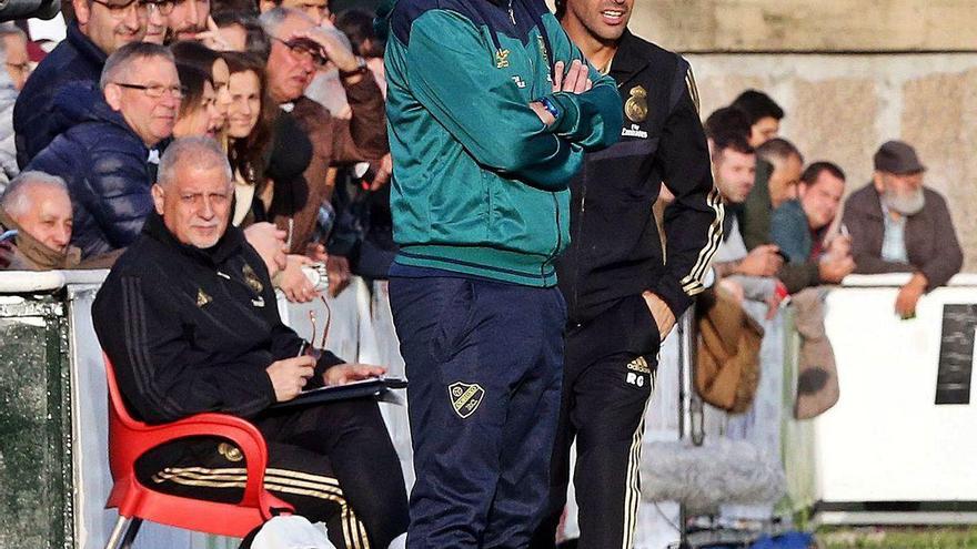 Michel Alonso, durante un partido de la pasada temporada.