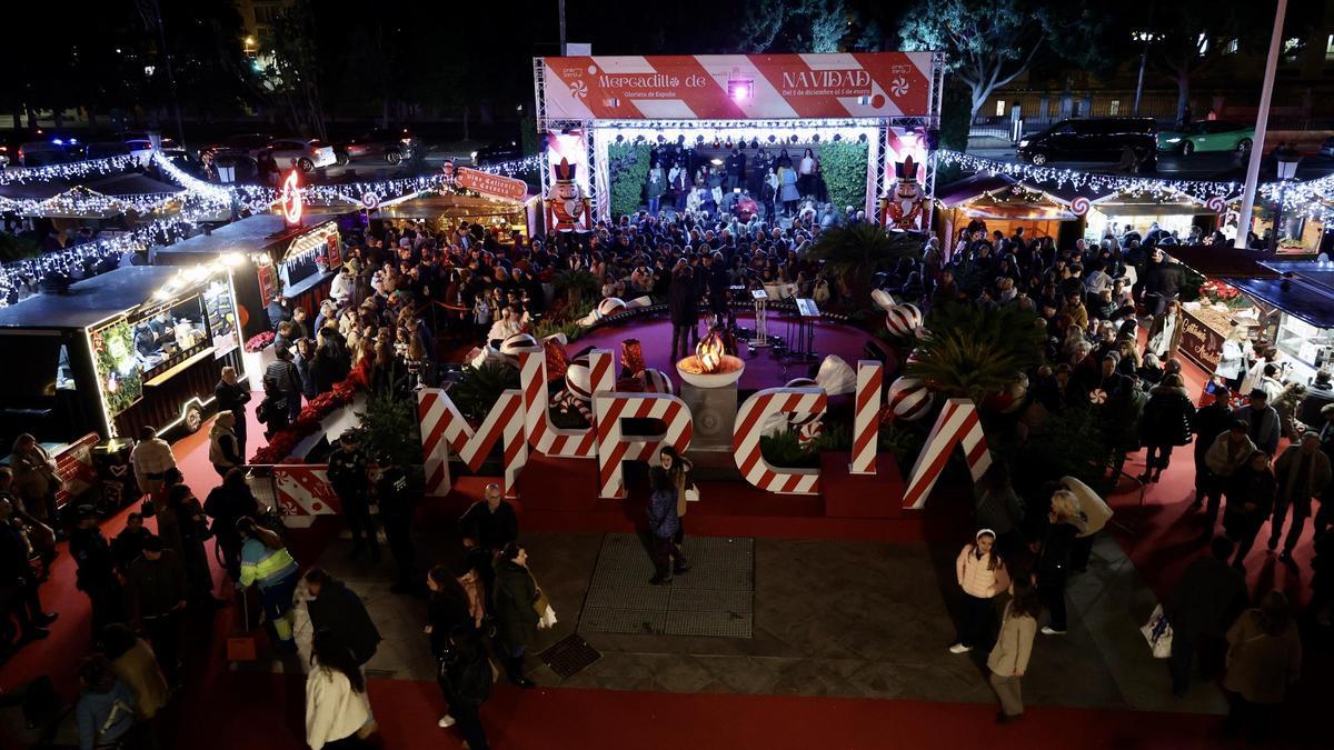Mercadillo de Navidad en La Glorieta de Murcia