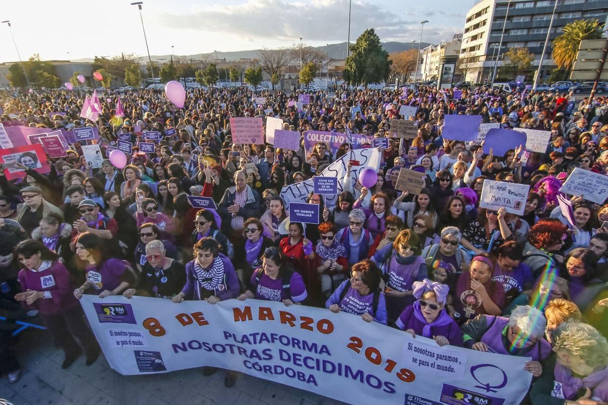La manifestación del 8-M en Córdoba