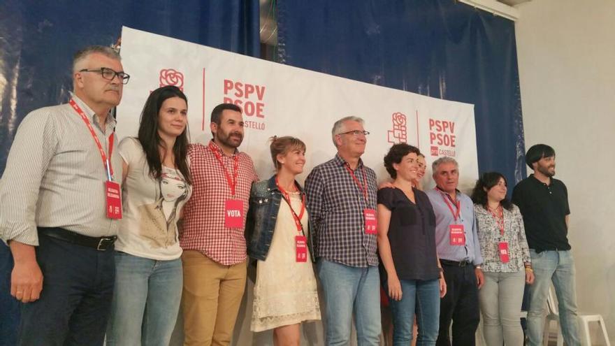 Los once delegados del PSPV de Castelló