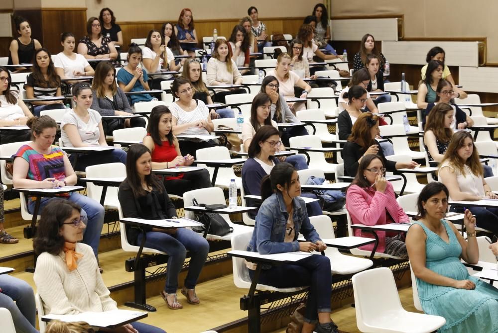 La primera fase de las oposiciones de Eduación comenzó ayer y finalizará mañana con las últimas pruebas