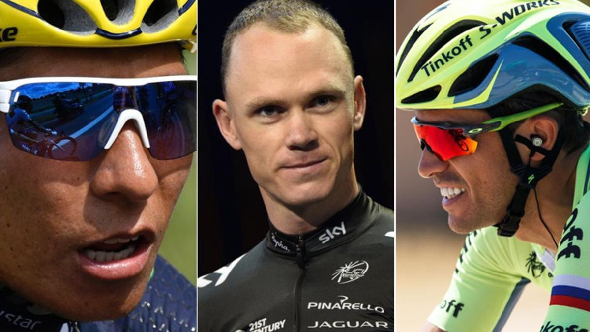 Nairo Quintana, Chris Froome y Alberto Contador, los 'tres tenores' de esta Vuelta